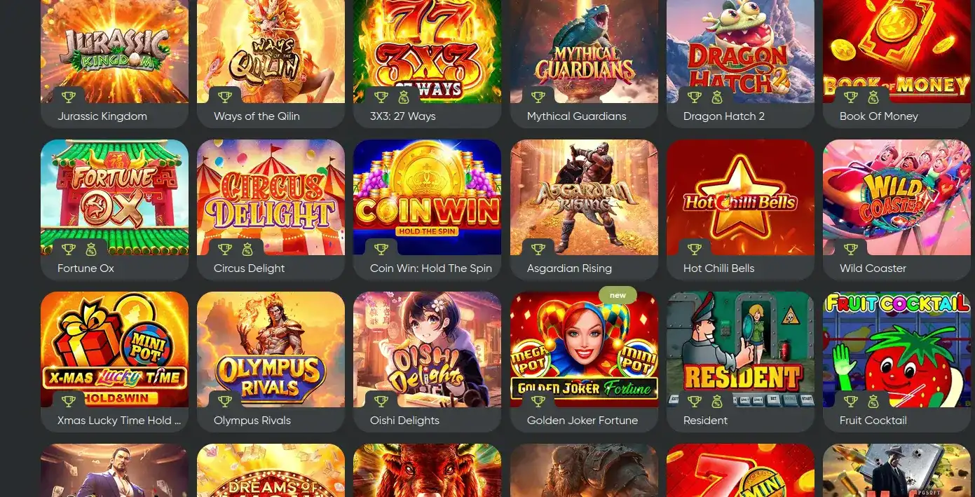 Игровой зал казино Спинто